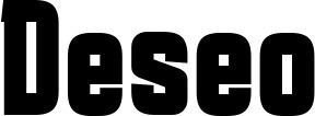 Vorschau des Bootsnamens "Deseo" als Schriftzug für "Bootsbeschriftung Fett 41"
