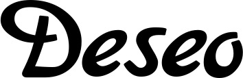 Vorschau des Bootsnamens "Deseo" als Schriftzug für "Bootsbeschriftung Klassisch 45"