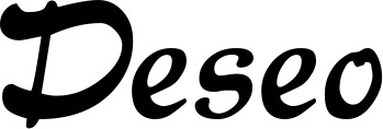 Vorschau des Bootsnamens "Deseo" als Schriftzug für "Bootsbeschriftung Klassisch 15"
