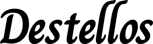 Vorschau des Bootsnamens "Destellos" als Schriftzug für "Bootsbeschriftung Klassisch 51"