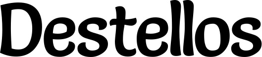 Vorschau des Bootsnamens "Destellos" als Schriftzug für "Bootsbeschriftung Klassisch 94"
