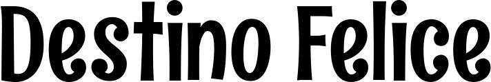 Vorschau des Bootsnamens "Destino Felice" als Schriftzug für "Bootsbeschriftung Neu 68"
