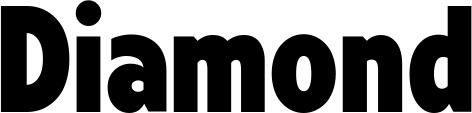 Vorschau des Bootsnamens "Diamond" als Schriftzug für "Bootsbeschriftung Fett 24"