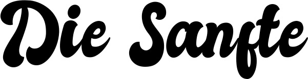 Vorschau des Bootsnamens "Die Sanfte" als Schriftzug für "Bootsbeschriftung Klassisch 41"