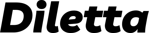 Vorschau des Bootsnamens "Diletta" als Schriftzug für "Bootsbeschriftung Kursiv 06"