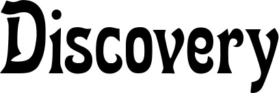 Vorschau des Bootsnamens "Discovery" als Schriftzug für "Bootsbeschriftung Neu 44"