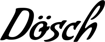 Vorschau des Bootsnamens "Dösch" als Schriftzug für "Bootsbeschriftung Klassisch 57"