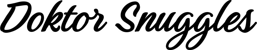 Vorschau des Bootsnamens "Doktor Snuggles" als Schriftzug für "Bootsbeschriftung Klassisch 48"