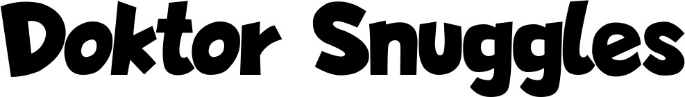 Vorschau des Bootsnamens "Doktor Snuggles" als Schriftzug für "Bootsbeschriftung Neu 48"