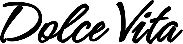 Vorschau des Bootsnamens "Dolce Vita" als Schriftzug für "Bootsbeschriftung Klassisch 71"