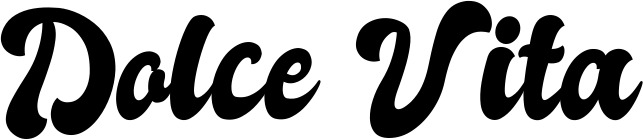 Vorschau des Bootsnamens "Dolce Vita" als Schriftzug für "Bootsbeschriftung Klassisch 41"