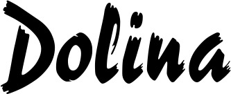 Vorschau des Bootsnamens "Dolina" als Schriftzug für "Style Neu 10"