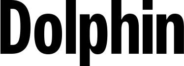 Vorschau des Bootsnamens "Dolphin" als Schriftzug für "Bootsbeschriftung Fett 25"