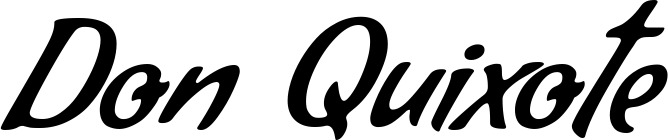 Vorschau des Bootsnamens "Don Quixote" als Schriftzug für "Bootsbeschriftung Klassisch 57"