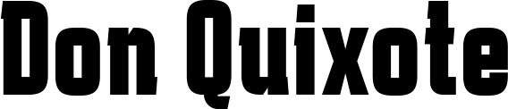 Vorschau des Bootsnamens "Don Quixote" als Schriftzug für "Bootsbeschriftung Fett 41"