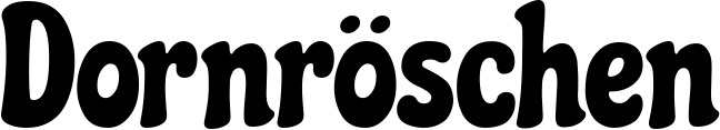 Vorschau des Bootsnamens "Dornröschen" als Schriftzug für "Bootsbeschriftung Neu 41"