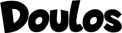 Vorschau des Bootsnamens "Doulos" als Schriftzug für "Bootsbeschriftung Neu 48"