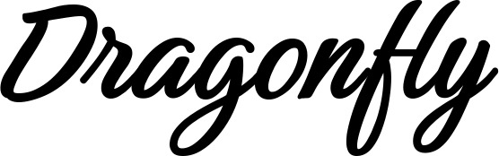 Vorschau des Bootsnamens "Dragonfly" als Schriftzug für "Bootsbeschriftung Klassisch 48"