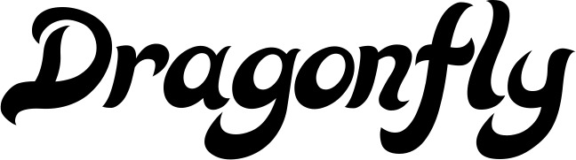 Vorschau des Bootsnamens "Dragonfly" als Schriftzug für "Bootsbeschriftung Klassisch 33"