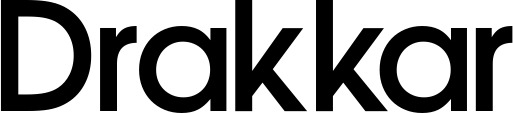 Vorschau des Bootsnamens "Drakkar" als Schriftzug für "Bootsbeschriftung Fett 19"