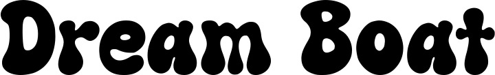 Vorschau des Bootsnamens "Dream Boat" als Schriftzug für "Bootsbeschriftung Neu 62"