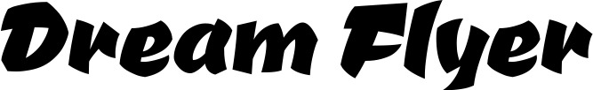 Vorschau des Bootsnamens "Dream Flyer" als Schriftzug für "Bootsbeschriftung Neu 39"