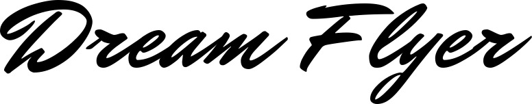 Vorschau des Bootsnamens "Dream Flyer" als Schriftzug für "Style Klassisch 82"