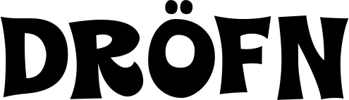 Vorschau des Bootsnamens "Dröfn" als Schriftzug für "Bootsbeschriftung Klassisch 25"