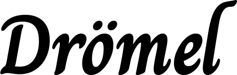 Vorschau des Bootsnamens "Drömel" als Schriftzug für "Bootsbeschriftung Klassisch 51"