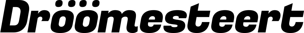 Vorschau des Bootsnamens "Dröömesteert" als Schriftzug für "Bootsbeschriftung Kursiv 04"