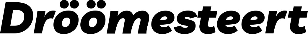 Vorschau des Bootsnamens "Dröömesteert" als Schriftzug für "Bootsbeschriftung Kursiv 06"