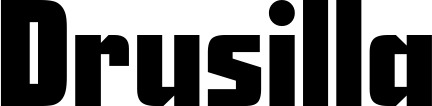 Vorschau des Bootsnamens "Drusilla" als Schriftzug für "Bootsbeschriftung Neu 11"