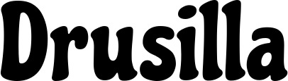 Vorschau des Bootsnamens "Drusilla" als Schriftzug für "Bootsbeschriftung Neu 41"