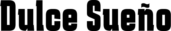 Vorschau des Bootsnamens "Dulce Sueño" als Schriftzug für "Bootsbeschriftung Fett 41"
