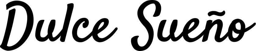 Vorschau des Bootsnamens "Dulce Sueño" als Schriftzug für "Bootsbeschriftung Klassisch 96"