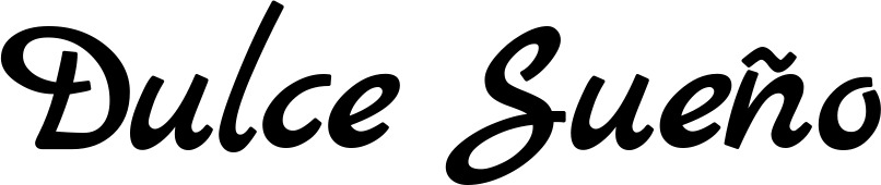 Vorschau des Bootsnamens "Dulce Sueño" als Schriftzug für "Bootsbeschriftung Klassisch 77"