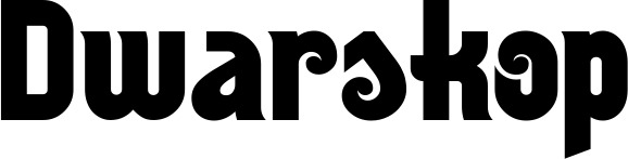 Vorschau des Bootsnamens "Dwarskop" als Schriftzug für "Style Neu 32"