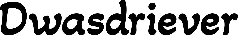 Vorschau des Bootsnamens "Dwasdriever" als Schriftzug für "Bootsbeschriftung Klassisch 103"