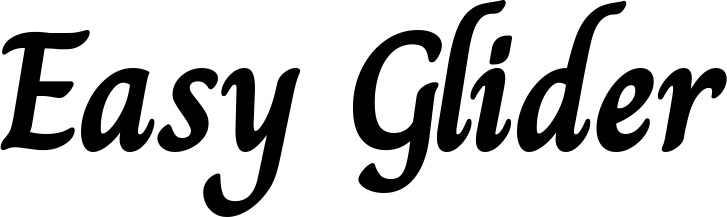 Vorschau des Bootsnamens "Easy Glider" als Schriftzug für "Style Klassisch 51"