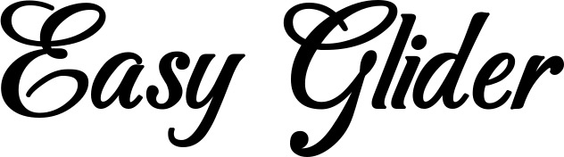 Vorschau des Bootsnamens "Easy Glider" als Schriftzug für "Bootsbeschriftung Klassisch 50"