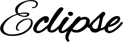 Vorschau des Bootsnamens "Eclipse" als Schriftzug für "Bootsbeschriftung Klassisch 35"