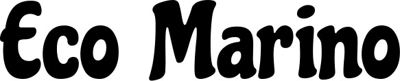 Vorschau des Bootsnamens "Eco Marino" als Schriftzug für "Bootsbeschriftung Klassisch 53"