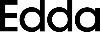Vorschau des Bootsnamens "Edda" als Schriftzug für "Bootsbeschriftung Fett 19"
