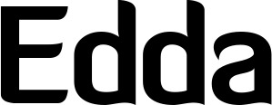 Vorschau des Bootsnamens "Edda" als Schriftzug für "Bootsbeschriftung Normal 06"