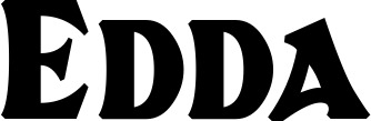 Vorschau des Bootsnamens "Edda" als Schriftzug für "Bootsbeschriftung Neu 37"