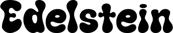 Vorschau des Bootsnamens "Edelstein" als Schriftzug für "Bootsbeschriftung Neu 62"
