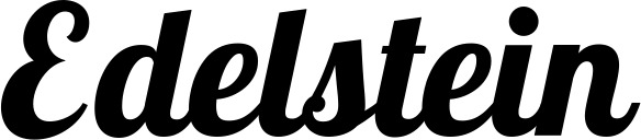 Vorschau des Bootsnamens "Edelstein" als Schriftzug für "Bootsbeschriftung Neu 60"