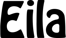 Vorschau des Bootsnamens "Eila" als Schriftzug für "Bootsbeschriftung Fett 01"