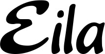 Bootsname 'Eila' angezeigt als 'Bootsbeschriftung Klassisch 15'