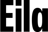 Vorschau des Bootsnamens "Eila" als Schriftzug für "Bootsbeschriftung Fett 25"
